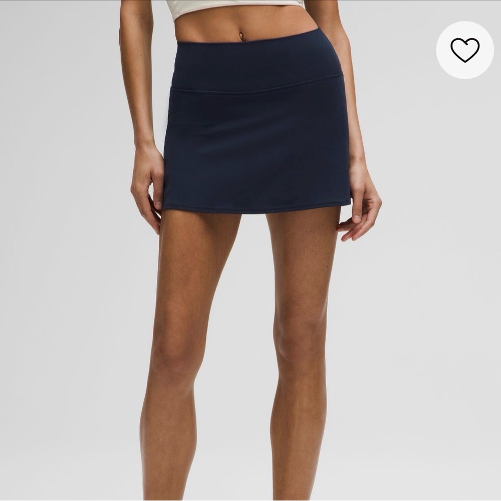 Lululemon true navy tennis skirt